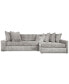 Pherie 131" 2-Pc. Fabric Sectional with Cuddler, Created for Macy's