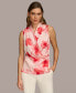 ფოტო #1 პროდუქტის Women's Floral-Print Blouse