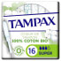 Экологичные органические тампоны супер для женщин 16 штук Tampax Organic Super 16 Units Tampons Multicolor - фото #2