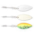 QUANTUM FISHING Screw in Blade Willow Leaf Spoon 42 mm