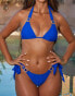 Фото #4 товара Moda Minx X Sophie Piper Amour triangle bikini top in blue