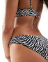 Фото #4 товара New Look scoop brief in zebra print