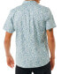 Фото #2 товара Men's Floral Reef Short Sleeve Shirt