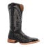 Фото #2 товара Durango Prca Collection Caiman Belly Embroidered Square Toe Cowboy Mens Black D