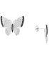 Фото #1 товара Серьги Macy's jet Pavé Butterfly