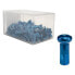 Фото #1 товара DT Swiss Standard Spoke Nipples - Aluminum, 2.0 x 12mm, Blue, Box of 100