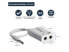 StarTech.com White headset adapter for headsets with separate headphone / microphone plugs - 3.5mm 4 position to 2x 3 position 3.5mm M/F - White - 3.5mm - 2 x 3.5mm - Male - Female - Polyvinyl chloride (PVC)