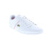 Фото #3 товара Lacoste Nivolor 0721 1 P CMA Mens White Leather Lifestyle Sneakers Shoes