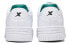Practical Low-Top White-Green Tetbu Sneakers 980419316788