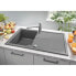 Фото #2 товара Grohe Composite -Waschbecken mit Abfluss K400 860 x 500 mm Grau Granit 31640AT0