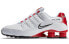 Кроссовки Nike Shox NZ бело-красные для мужчин 45 - фото #1