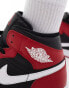 Air Jordan 1 mid trainers in black and red