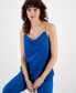 Фото #3 товара Women's Cowl-Neck Rhinestone-Strap Sleeveless Top, Created for Macy's