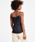 Фото #2 товара Women's Solid Cowlneck Camisole, Created for Macy's