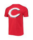 Men's Red Cincinnati Reds Taping T-shirt