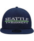 Фото #3 товара Men's College Navy Seattle Seahawks Totem 9FIFTY Snapback Hat
