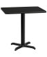 24"X30" Rectangular Laminate Table With 22"X22" Table Height Base