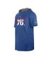 Фото #2 товара Men's Royal Philadelphia 76ers Active Hoodie T-shirt