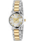 ფოტო #1 პროდუქტის Women's Swiss G-Timeless Two-Tone Stainless Steel Bracelet Watch 27mm