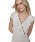 ფოტო #2 პროდუქტის Women's Ruffled Cap-Sleeve A-Line Dress