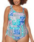 Фото #1 товара Trendy Plus Size Marita One-Piece Swimsuit