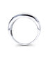 ფოტო #3 პროდუქტის Cubic Zirconia Round and Baguette Chain Link Ring