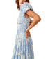 Фото #4 товара Women's Floral Sundrenched Maxi Dress