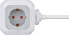 Brennenstuhl 1150090 - 1.4 m - 4 AC outlet(s) - Indoor - IP20 - White - 230 V