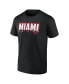 Фото #2 товара Men's Black Miami Heat Box Out T-Shirt