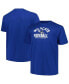 Фото #1 товара Men's Royal Distressed Kentucky Wildcats Big and Tall Football Helmet T-shirt