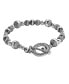 Sterling Silver Native Pearl Beaded Bracelet Size Small - Large