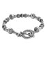 ფოტო #1 პროდუქტის Sterling Silver Native Pearl Beaded Bracelet Size Small - Large