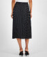 ფოტო #2 პროდუქტის Women's Printed Pleated Pull-On Midi Skirt