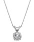 ფოტო #5 პროდუქტის Diamond Solitaire 18" Pendant Necklace (1 ct. t.w.) in 14k White Gold