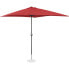 Фото #3 товара Пляжный зонт прямоугольный с куркой 200 x 300 см бордовый Uniprodo