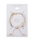 Фото #2 товара White Glass Beads 14k Gold Plated Shell Bracelet