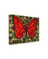Holly Carr 'Red Butterfly' Canvas Art - 14" x 19"