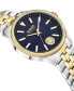 ფოტო #3 პროდუქტის Men's Colonne Two-Tone Stainless Steel Bracelet Watch 45mm