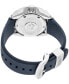 ფოტო #3 პროდუქტის Men's Automatic Prospex Diver Dark Blue Silicone Strap Watch 45mm