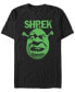 Shrek Men's Big Face Short Sleeve T-Shirt Черный, L - фото #1