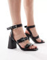 Фото #1 товара RAID Neesha block heeled sandals with buckles in black