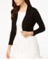 ფოტო #1 პროდუქტის Open-Front Cropped Cardigan