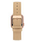 Фото #3 товара Ремешок для часов Anne Klein женский натуральной кожи розовый совместимый с Apple Watch 42/44/45/Ultra/Ultra 2