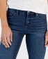 Petite Raw-Edge Denim Bermuda Shorts, Created for Macy's