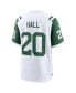 Men's Breece Hall White New York Jets Classic Alternate Game Jersey