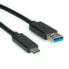 Фото #5 товара ROLINE USB 3.1 Cable - A-C - M/M 0.5 m - 0.5 m - USB A - USB C - USB 3.2 Gen 1 (3.1 Gen 1) - 5000 Mbit/s - Black