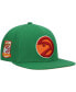 ფოტო #1 პროდუქტის Men's Green Atlanta Hawks 25th Anniversary Like Mike Snapback Hat