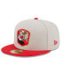 Фото #4 товара Men's Stone, Red Kansas City Chiefs 2023 Salute To Service 59FIFTY Fitted Hat