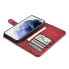 Фото #7 товара Skórzane etui portfel do Galaxy S22+ Leather Wallet Case bordowy
