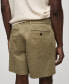 Men's Drawstring Detail Cotton Shorts